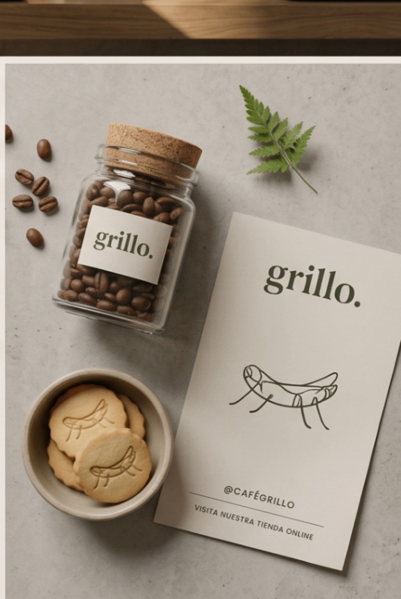 Frasco con granos